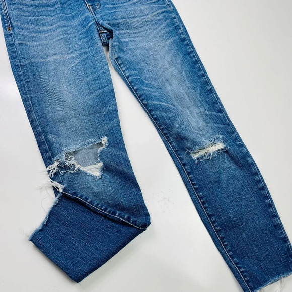 Madewell 9"‎ High-Rise Skinny Crop Jeans in Bruce Wash Size 27 - Picture 5 of 12